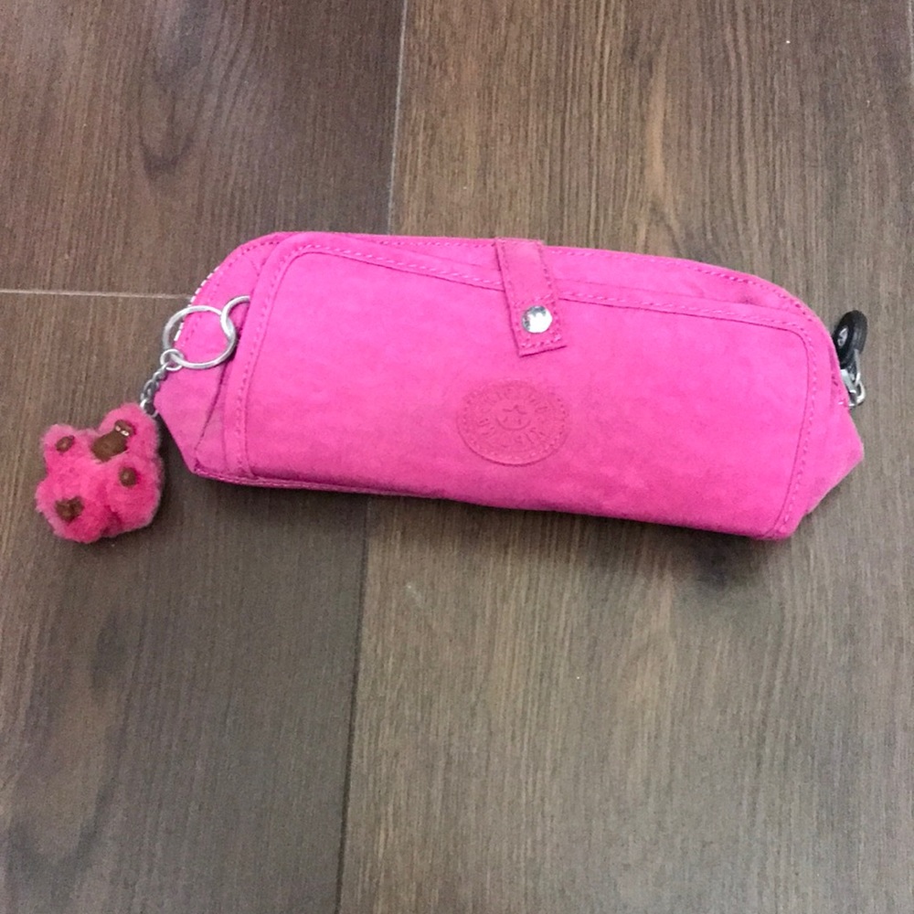 New Kipling Wolfe Roll-Up Pencil-Makeup Pouch